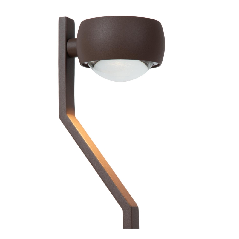 Lucide ESTAL - Bollard light - LED - 1x9W 2700K - IP54 - Rust Brown